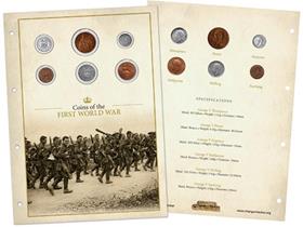 Own 6 original coins from the First World War