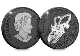 Canada 2022 Discovering Dinosaurs: Mercury's Horned Face Silver Proof 