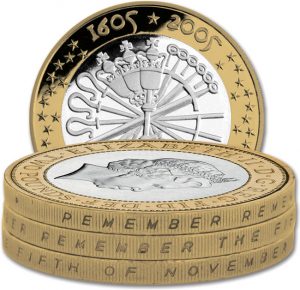 gunpowder plot c2a32 stack - Always 'Pemember' the facts about rare £2 coins