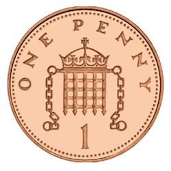 Portcullis and Chains 1p - 20p Coin - Mintage: TBC