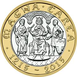 Magna Carta two pound coin