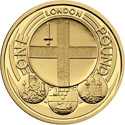 London City one pound coin