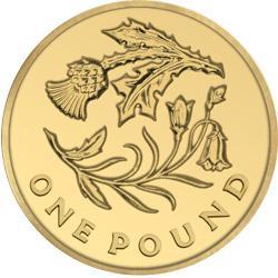UK 2014 Thistle and Bluebell Circulation £1