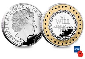 2019 Remembrance Poppy Silver Proof £5 Coin