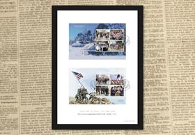 The VE Day Stamps Framed Edition