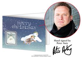 The Snowman 2019 Signed Ingot Christmas Card