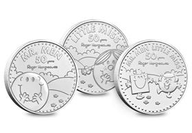 2021 Mr Men & Little Miss £5 Complete Set