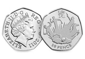 UK 2011 Olympics Pentathlon 50p