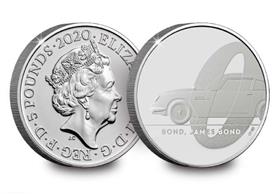 2020 UK Bond Coin 1 CERTIFIED BU £5