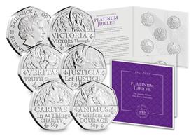 The Queen's Virtues BU 50p Set