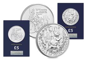 2021 & 2022 Peter Rabbit BU £5 Pair