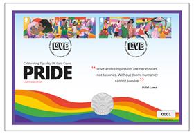 Celebrating Equality UK Coin Cover