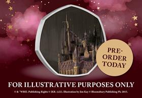 UK 2022 Hogwarts School 50p BU Coin