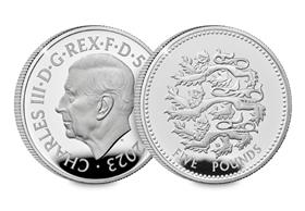 UK 2023 Pride of England Silver Proof £5 Coin