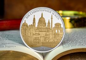 Sir Christopher Wren Silver Proof £5