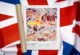 Signed Limited Edition Olympics Print