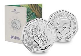 UK 2024 Harry Potter Black Lake BU 50p Pack
