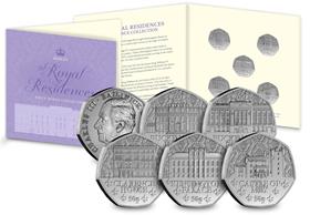The 2025 Royal Residences BU 50p Set