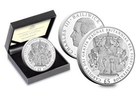 Charles I Accession Proof £5