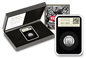 2025 VE Day 80th Anniversary Silver Sovereign DateStamp Issue
