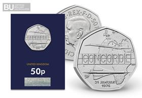 2026 UK Concorde CERTIFIED BU 50p