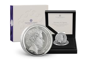 UK 2026 Ian Rank-Broadley Portrait Silver Piedfort £5