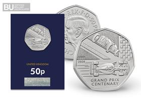 2026 UK British Grand Prix CERTIFIED BU 50p