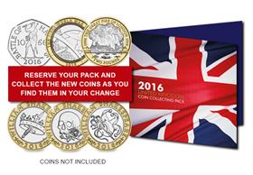 Collect all SIX brand new 2016 UK Circulation Commemorative Coins