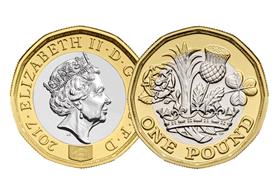 2017 UK Nations of the Crown CERTIFIED BU £1