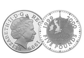 1999 Millenium £5 Coin