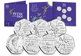 2019 Official Peter Pan 50p Set