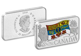 Canada 2019 Queen Elizabeth II's Personal Canadian Flag Silver Proof C