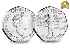 2020 Rupert Bear 50p Coin