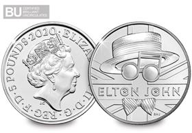 2020 UK Elton John CERTIFIED BU £5