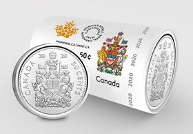 2020 Canada Royal Arms 50 Cent Roll