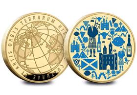 The Scotland Gold-Plated Commemorative