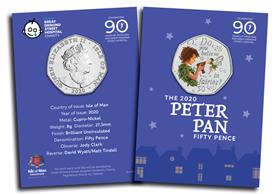 The Peter Pan 50p Notecard