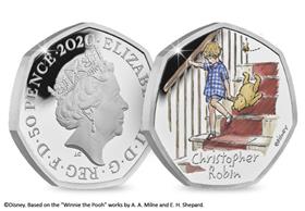 UK 2020 Christopher Robin Silver Proof 50p