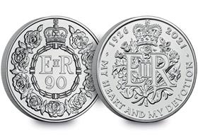 UK QE II 90th & 95th Birthday £5 Pair