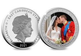 The Royal Wedding Silver-plated Coin