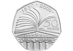 UK 2000 Libraries 50p