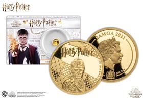 Harry Potter Small Gold Coin