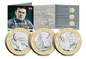 Earnest Shackleton 100th Anniversary £2 BU Set