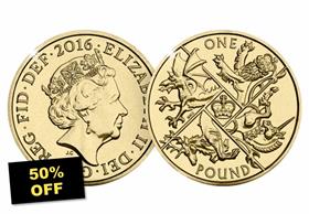 2016 UK 'Last Round Pound' CERTIFIED BU £1