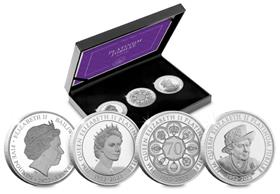 The Platinum Jubilee Proof Five Pound Set