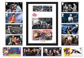 The Rolling Stones Stamps - Ultimate Framed