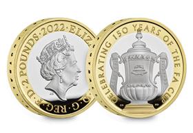 The 150th Anniversary of the FA Cup 2022 Silver Proof Piedfort £2 Coin