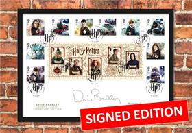 Harry Potter David Bradley Signed Stamps