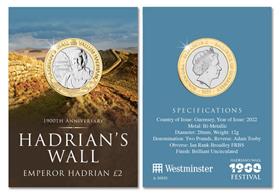 The Hadrian's Wall Brilliant Uncirculated £2