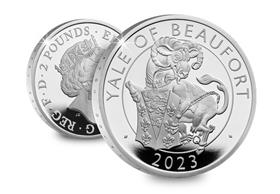 UK 2023 The Yale of Beaufort 1oz Silver Proof Coin